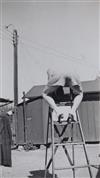 (THE ENDS) A choice group of 34 delightful snapshots featuring men and women bending over,